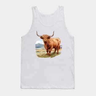 Highland Bull Tank Top